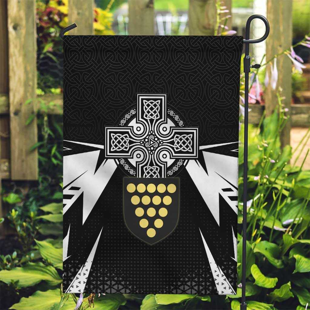 Cornwall Celtic Cross Garden Flag Coat Of Arms With Celtic Pattern - Wonder Print Shop