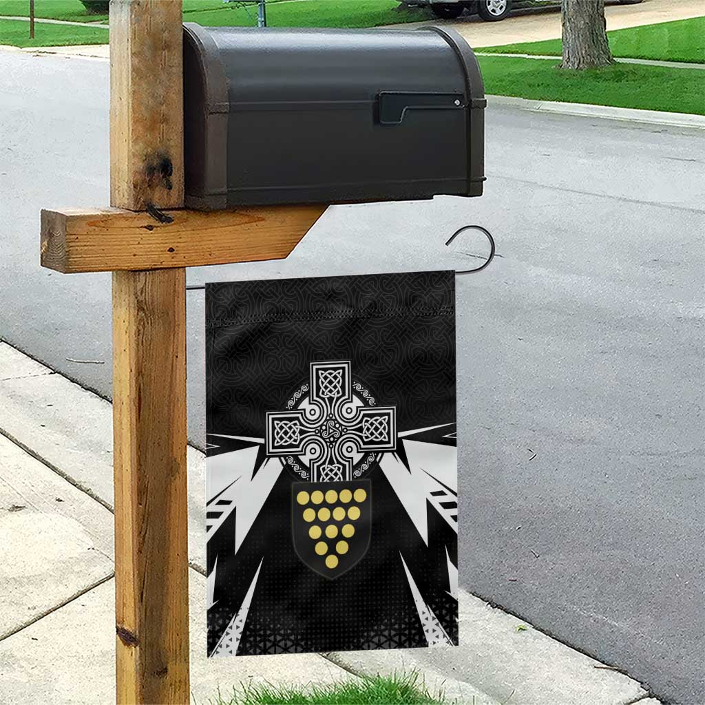 Cornwall Celtic Cross Garden Flag Coat Of Arms With Celtic Pattern - Wonder Print Shop