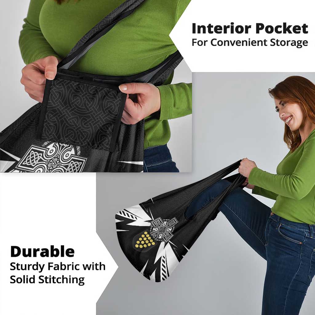 Cornwall Celtic Cross Grocery Bag Coat Of Arms With Celtic Pattern - Wonder Print Shop