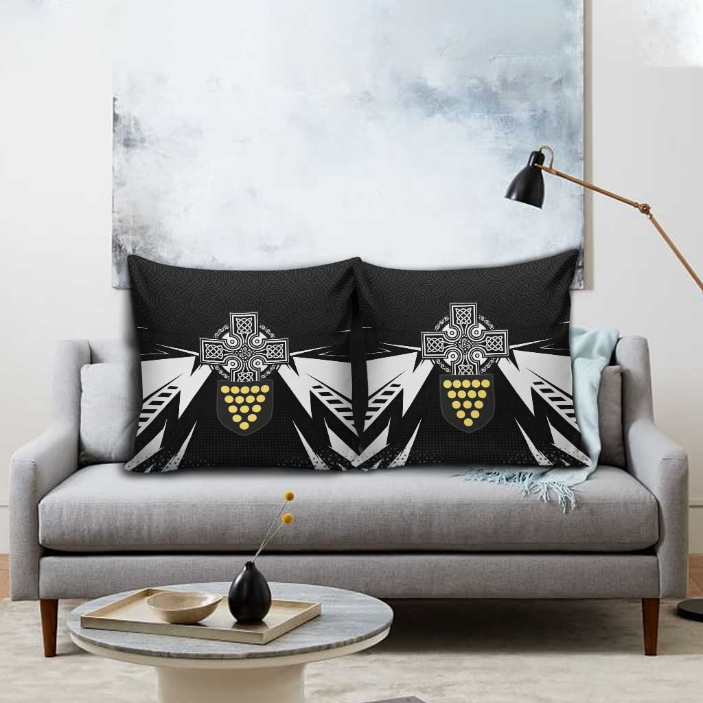 Cornwall Celtic Cross Pillow Cover Coat Of Arms With Celtic Pattern - Wonder Print Shop