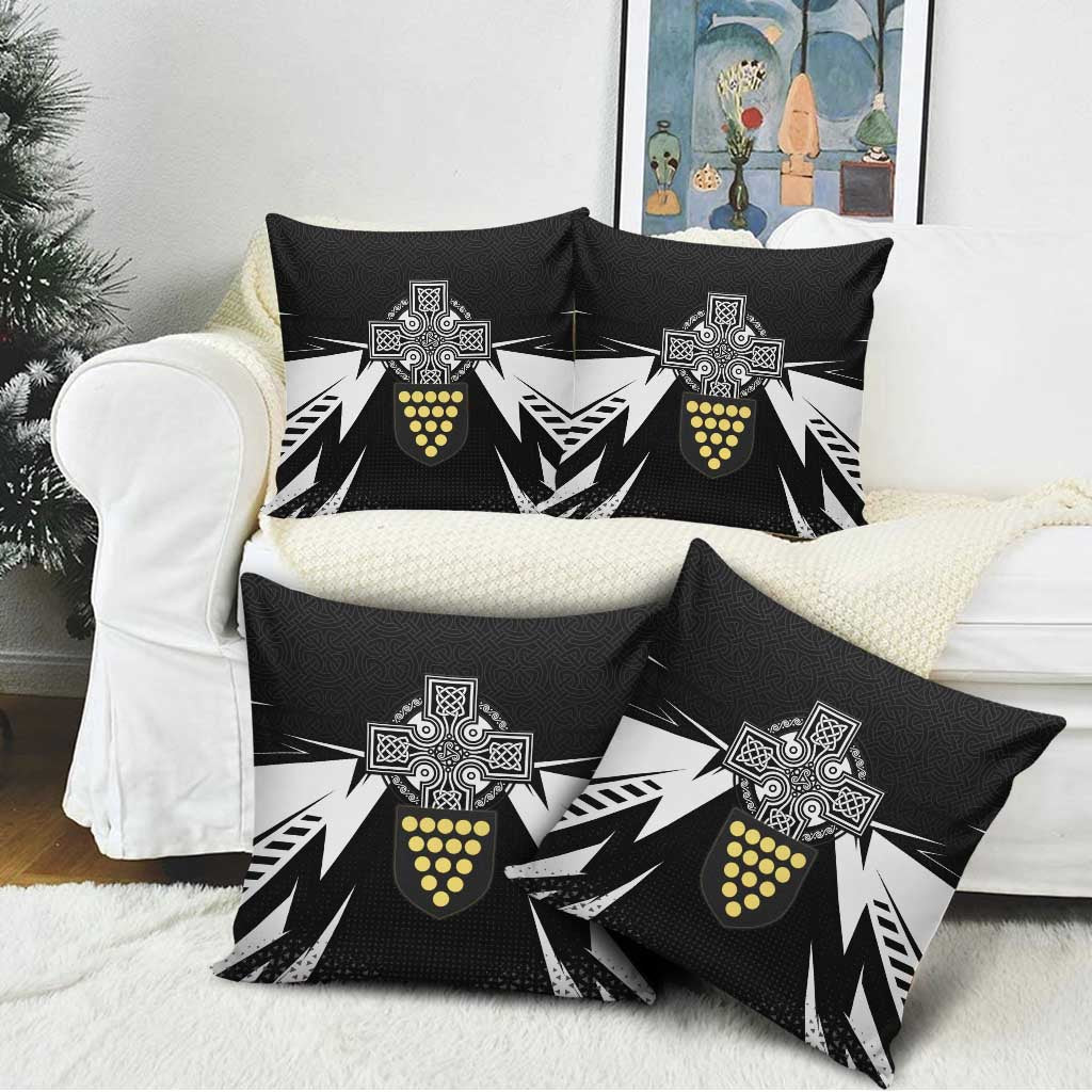 Cornwall Celtic Cross Pillow Cover Coat Of Arms With Celtic Pattern - Wonder Print Shop