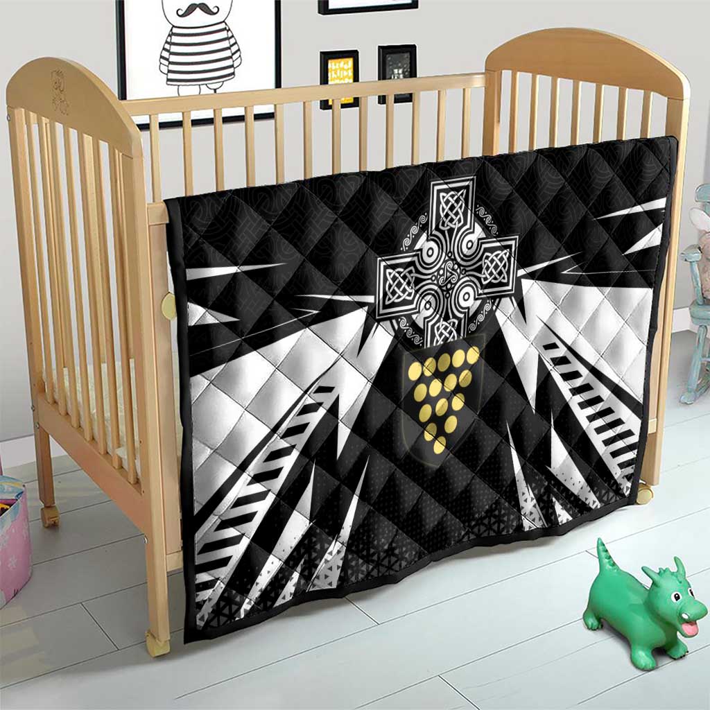 Cornwall Celtic Cross Quilt Coat Of Arms With Celtic Pattern - Wonder Print Shop