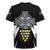 Cornwall Celtic Cross Rugby Jersey Coat Of Arms With Celtic Pattern - Wonder Print Shop
