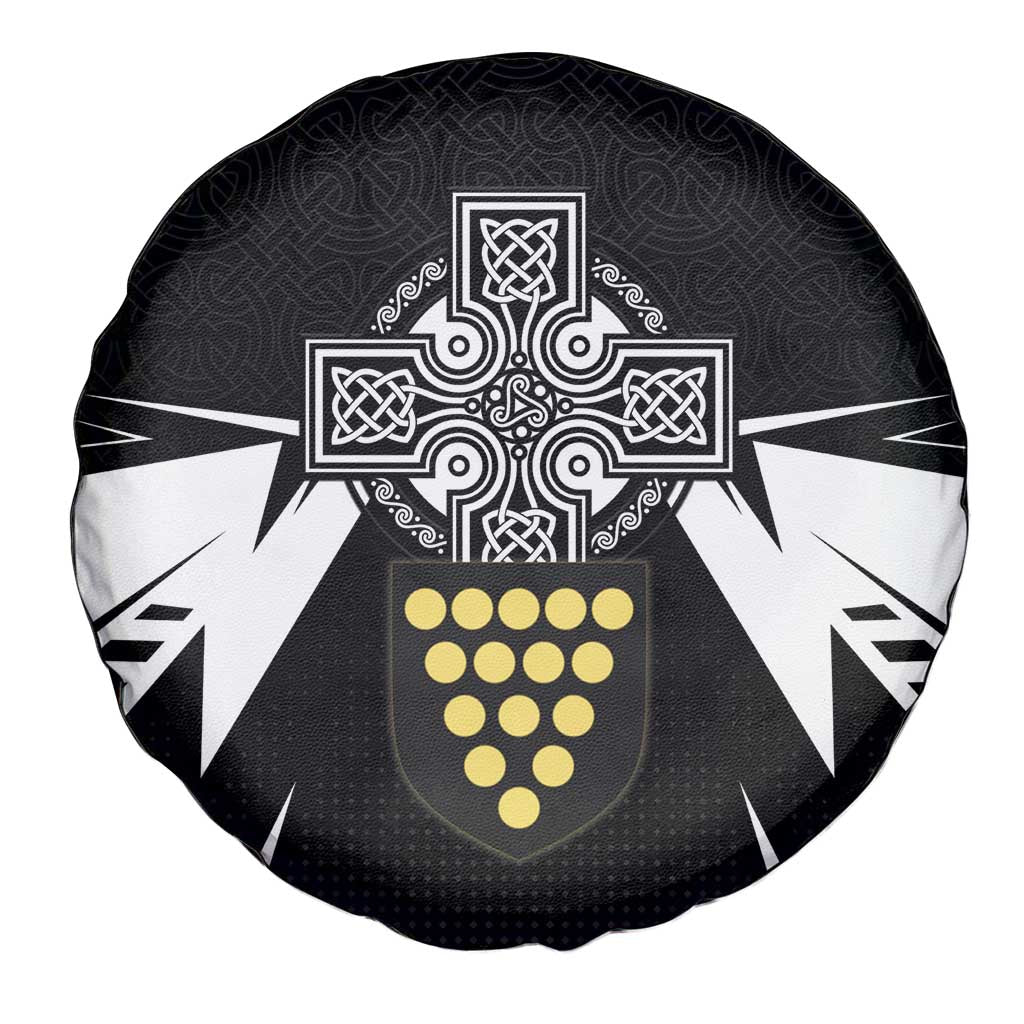 Cornwall Celtic Cross Spare Tire Cover Coat Of Arms With Celtic Pattern - Wonder Print Shop