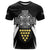 Cornwall Celtic Cross T Shirt Coat Of Arms With Celtic Pattern - Wonder Print Shop