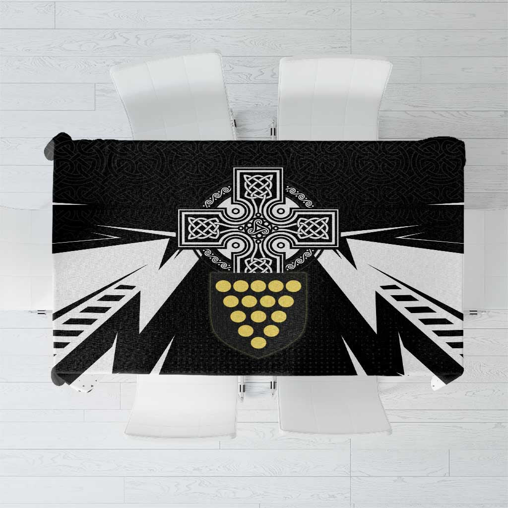 Cornwall Celtic Cross Tablecloth Coat Of Arms With Celtic Pattern - undefined