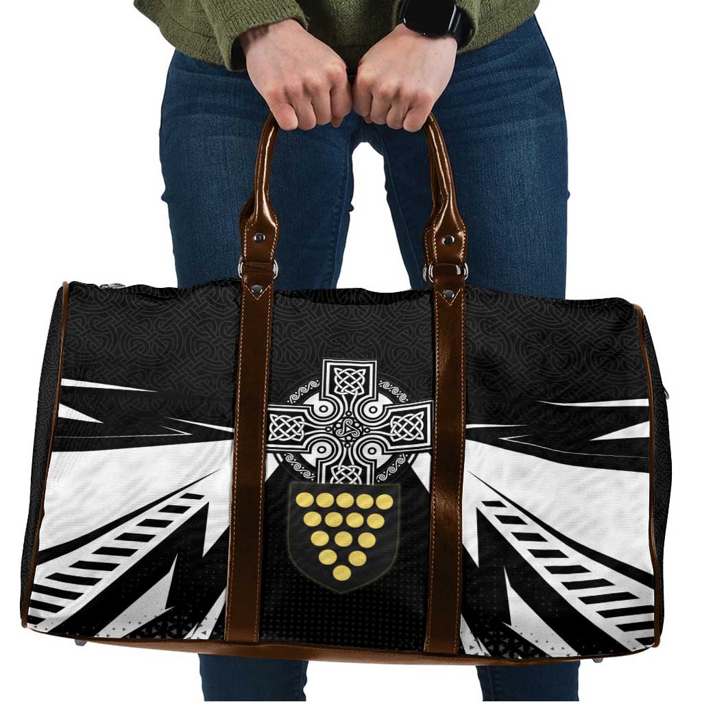 Cornwall Celtic Cross Travel Bag Coat Of Arms With Celtic Pattern - Wonder Print Shop