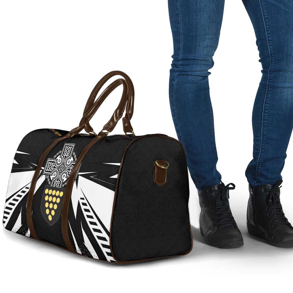 Cornwall Celtic Cross Travel Bag Coat Of Arms With Celtic Pattern - Wonder Print Shop