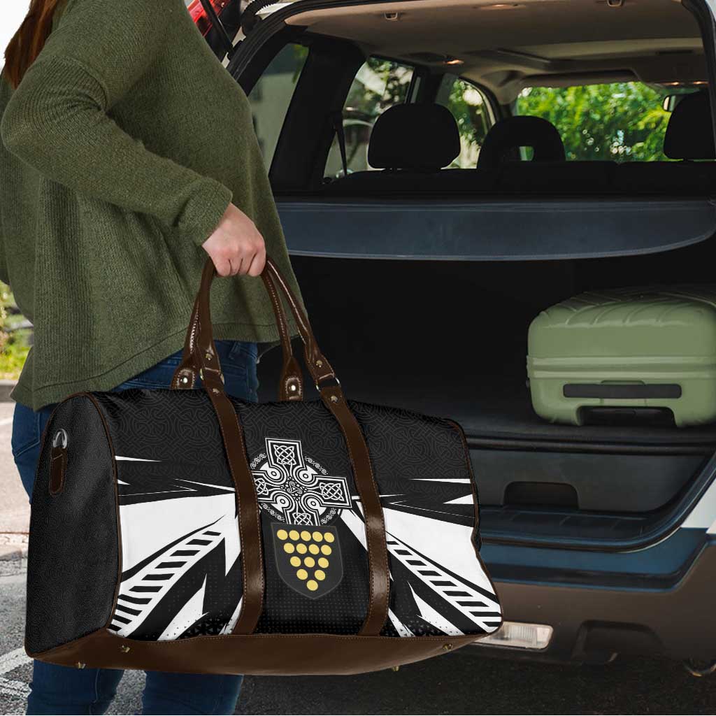 Cornwall Celtic Cross Travel Bag Coat Of Arms With Celtic Pattern - Wonder Print Shop