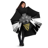 Cornwall Celtic Cross Umbrella Coat Of Arms With Celtic Pattern - Wonder Print Shop