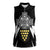 Cornwall Celtic Cross Women Sleeveless Polo Shirt Coat Of Arms With Celtic Pattern - Wonder Print Shop