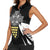Cornwall Celtic Cross Women Sleeveless Polo Shirt Coat Of Arms With Celtic Pattern - Wonder Print Shop
