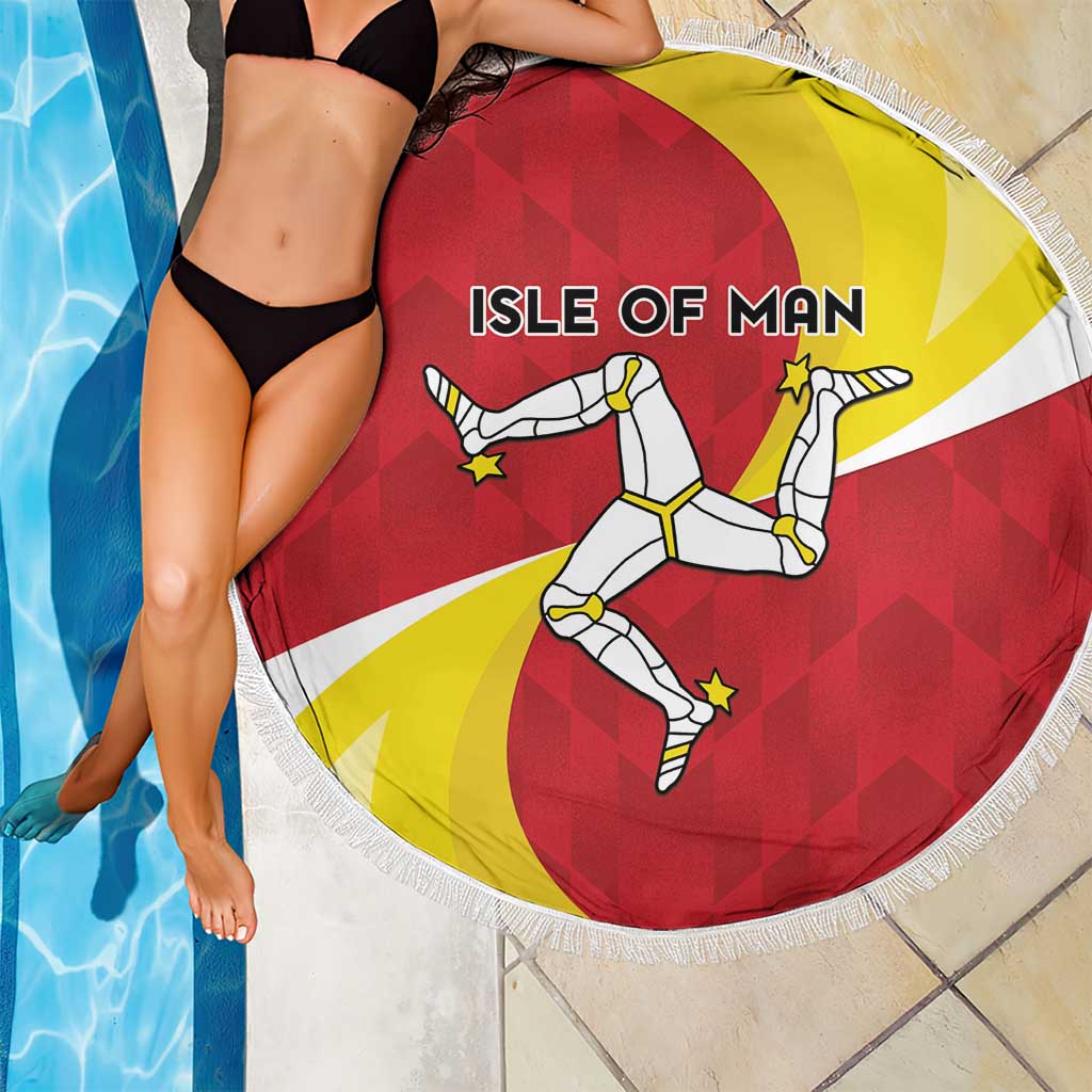 Isle of Man Beach Blanket Triskele Ny Tree Cassyn - Wonder Print Shop