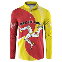 Personalized Isle of Man Button Sweatshirt Triskele Ny Tree Cassyn - Wonder Print Shop