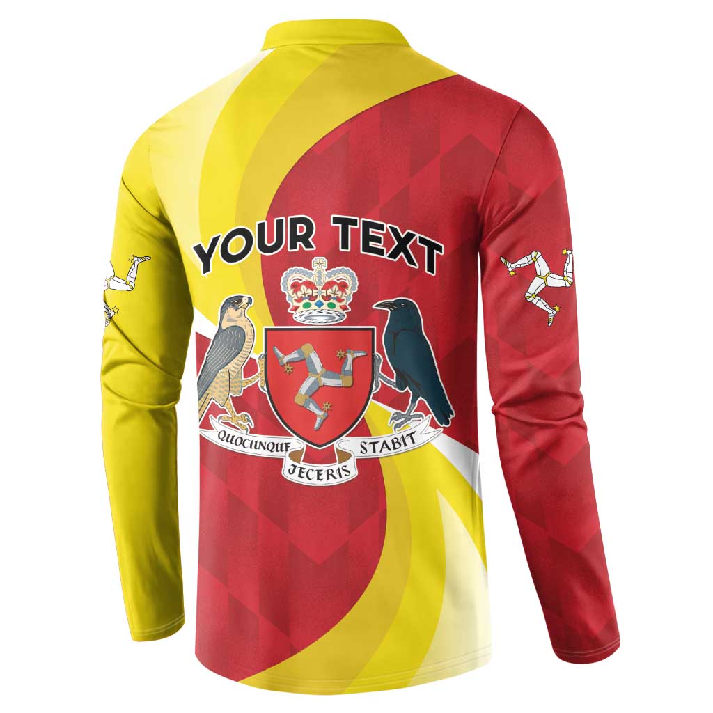 Personalized Isle of Man Button Sweatshirt Triskele Ny Tree Cassyn - Wonder Print Shop