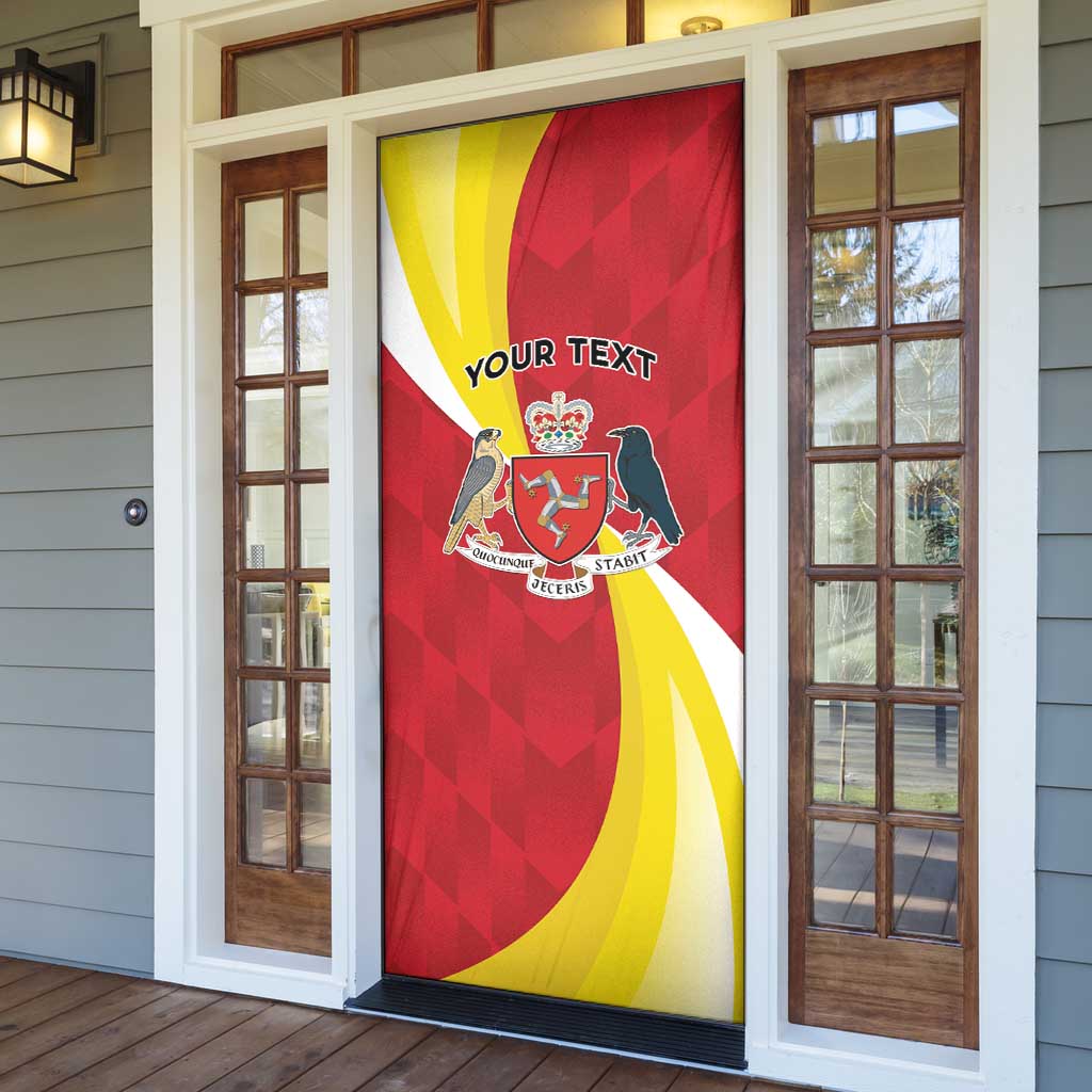 Isle of Man Door Cover Triskele Ny Tree Cassyn - Wonder Print Shop