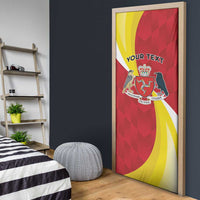 Isle of Man Door Cover Triskele Ny Tree Cassyn - Wonder Print Shop