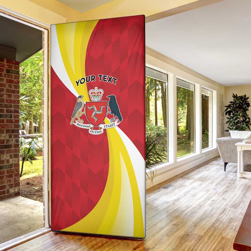 Isle of Man Door Cover Triskele Ny Tree Cassyn - Wonder Print Shop