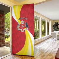 Isle of Man Door Cover Triskele Ny Tree Cassyn - Wonder Print Shop