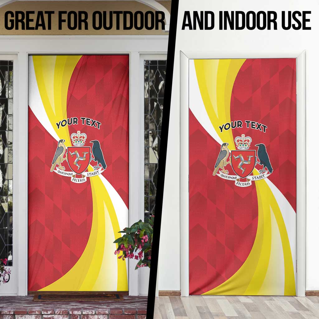 Isle of Man Door Cover Triskele Ny Tree Cassyn - Wonder Print Shop
