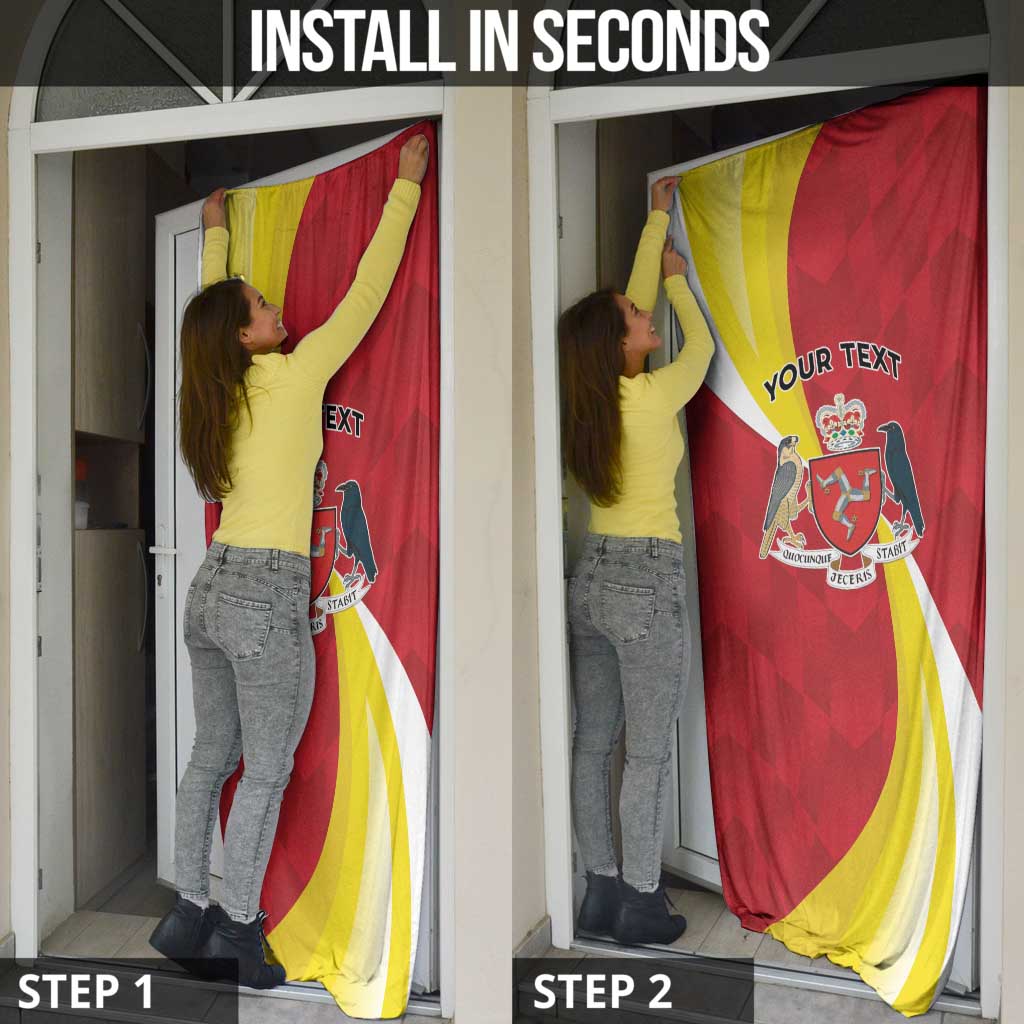 Isle of Man Door Cover Triskele Ny Tree Cassyn - Wonder Print Shop