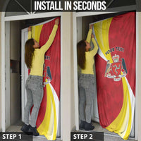 Isle of Man Door Cover Triskele Ny Tree Cassyn - Wonder Print Shop