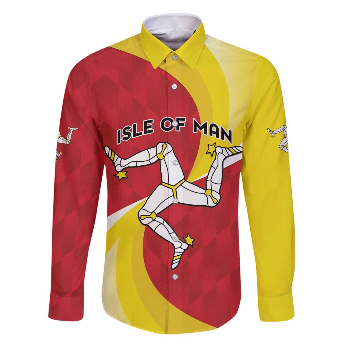Personalized Isle of Man Family Matching Off The Shoulder Long Sleeve Dress and Hawaiian Shirt Triskele Ny Tree Cassyn - Wonder Print Shop