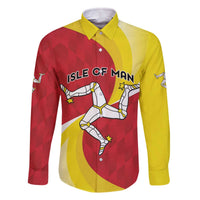 Personalized Isle of Man Family Matching Off The Shoulder Long Sleeve Dress and Hawaiian Shirt Triskele Ny Tree Cassyn - Wonder Print Shop