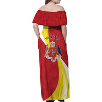 Personalized Isle of Man Family Matching Off Shoulder Maxi Dress and Hawaiian Shirt Triskele Ny Tree Cassyn - Wonder Print Shop