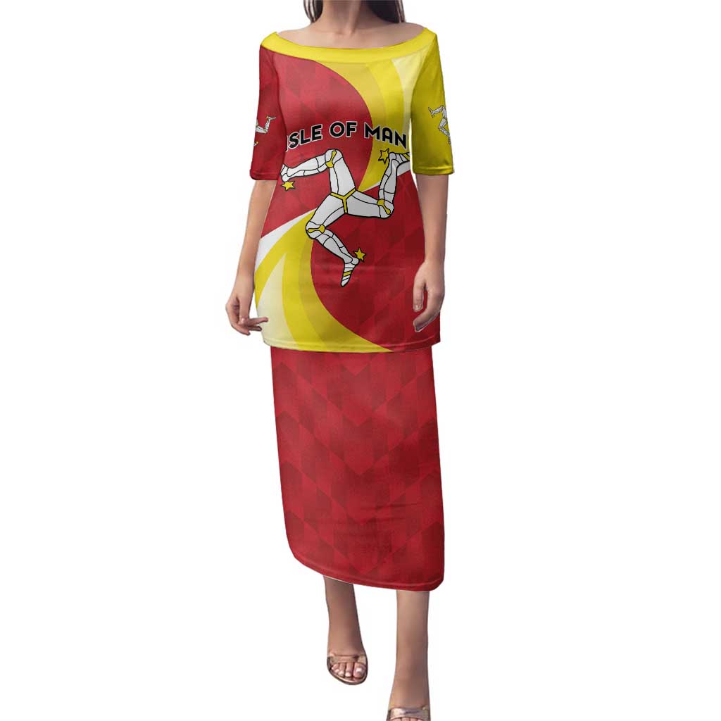 Personalized Isle of Man Family Matching Puletasi and Hawaiian Shirt Triskele Ny Tree Cassyn - Wonder Print Shop
