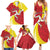 Personalized Isle of Man Family Matching Summer Maxi Dress and Hawaiian Shirt Triskele Ny Tree Cassyn - Wonder Print Shop