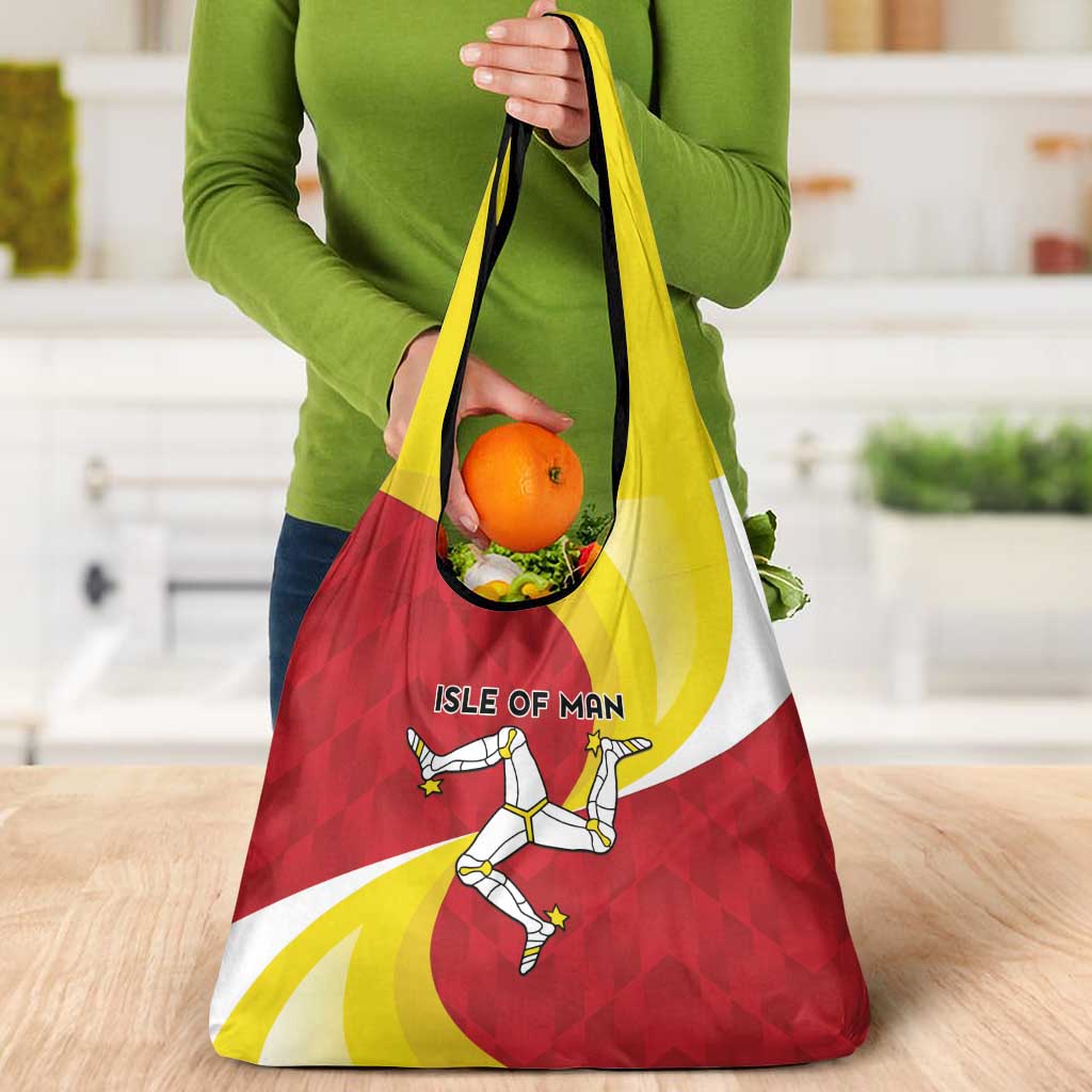 Isle of Man Grocery Bag Triskele Ny Tree Cassyn - Wonder Print Shop