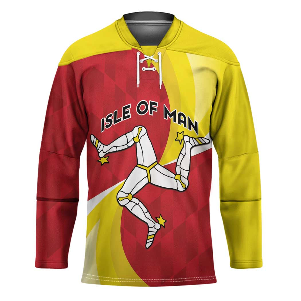 Personalized Isle of Man Hockey Jersey Triskele Ny Tree Cassyn - Wonder Print Shop