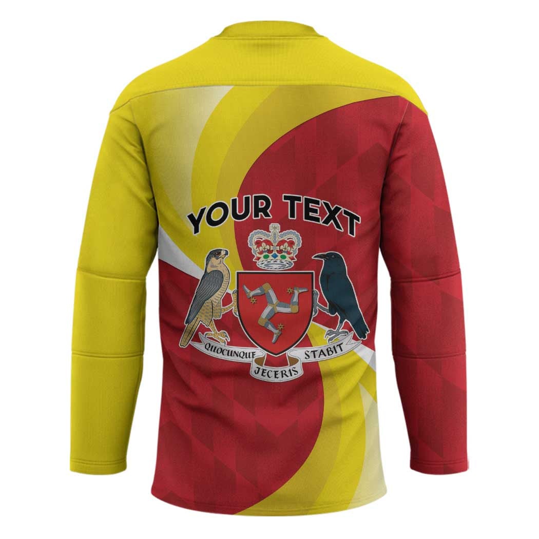 Personalized Isle of Man Hockey Jersey Triskele Ny Tree Cassyn - Wonder Print Shop