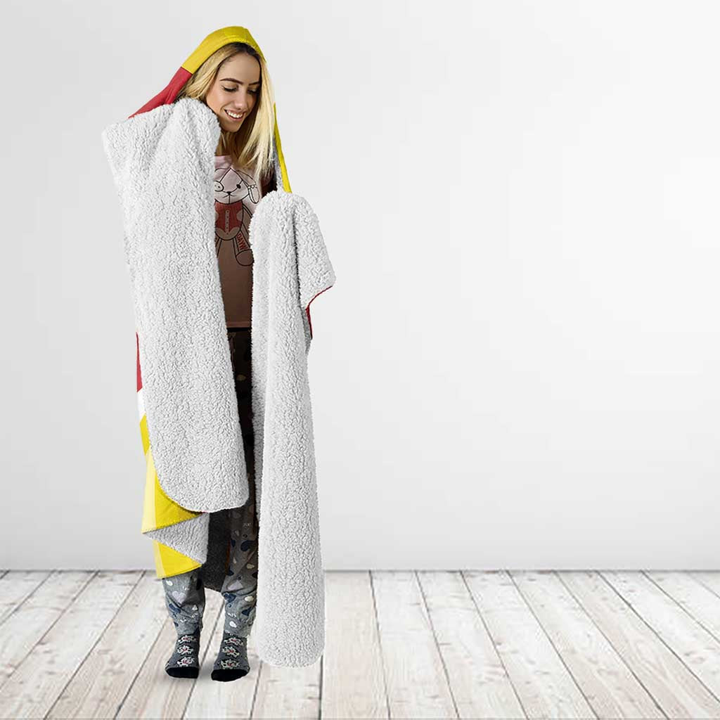 Isle of Man Hooded Blanket Triskele Ny Tree Cassyn - Wonder Print Shop