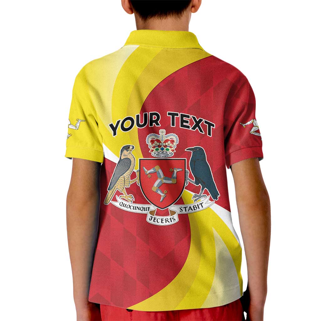 Personalized Isle of Man Kid Polo Shirt Triskele Ny Tree Cassyn - Wonder Print Shop