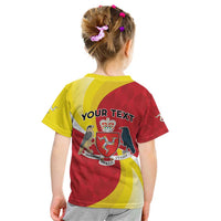 Personalized Isle of Man Kid T Shirt Triskele Ny Tree Cassyn - Wonder Print Shop