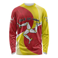 Personalized Isle of Man Long Sleeve Shirt Triskele Ny Tree Cassyn - Wonder Print Shop