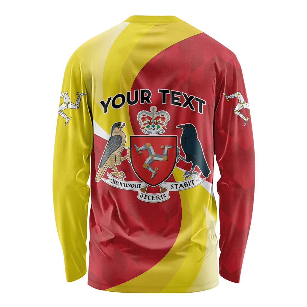 Personalized Isle of Man Long Sleeve Shirt Triskele Ny Tree Cassyn - Wonder Print Shop