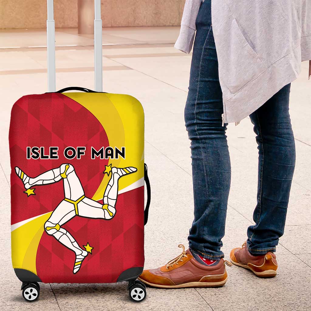 Isle of Man Luggage Cover Triskele Ny Tree Cassyn - Wonder Print Shop