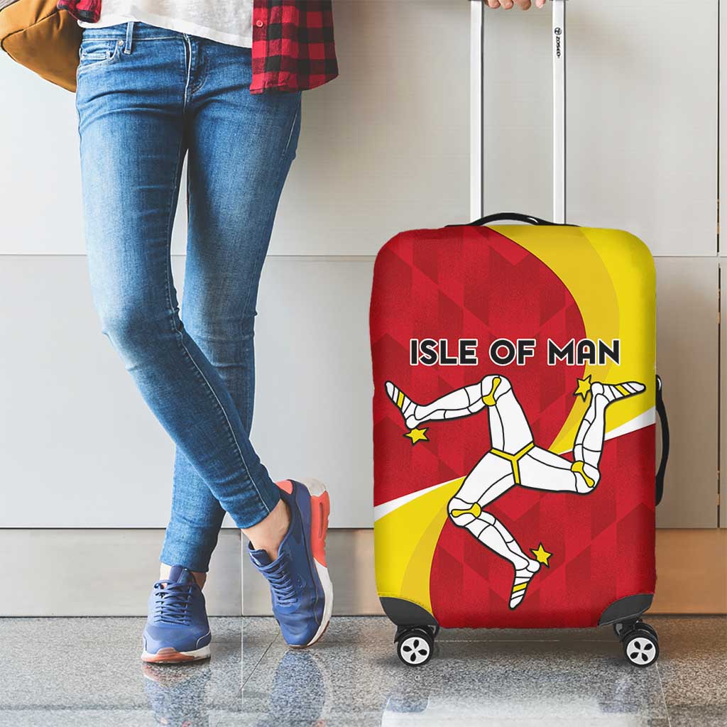 Isle of Man Luggage Cover Triskele Ny Tree Cassyn - Wonder Print Shop
