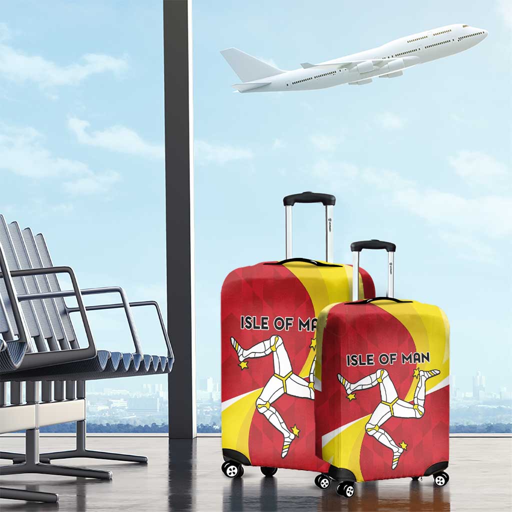 Isle of Man Luggage Cover Triskele Ny Tree Cassyn - Wonder Print Shop