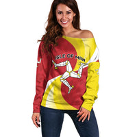 Personalized Isle of Man Off Shoulder Sweater Triskele Ny Tree Cassyn - Wonder Print Shop