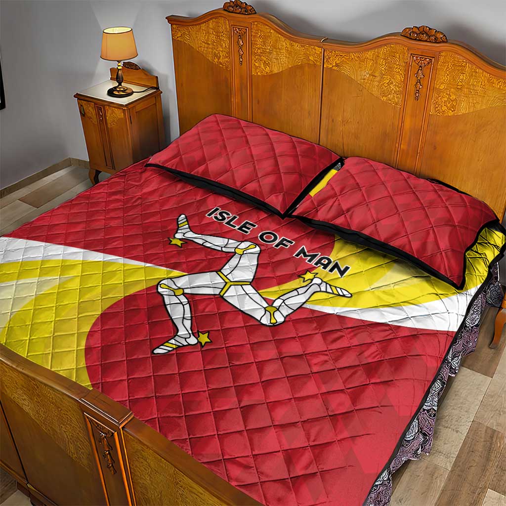 Isle of Man Quilt Bed Set Triskele Ny Tree Cassyn - Wonder Print Shop