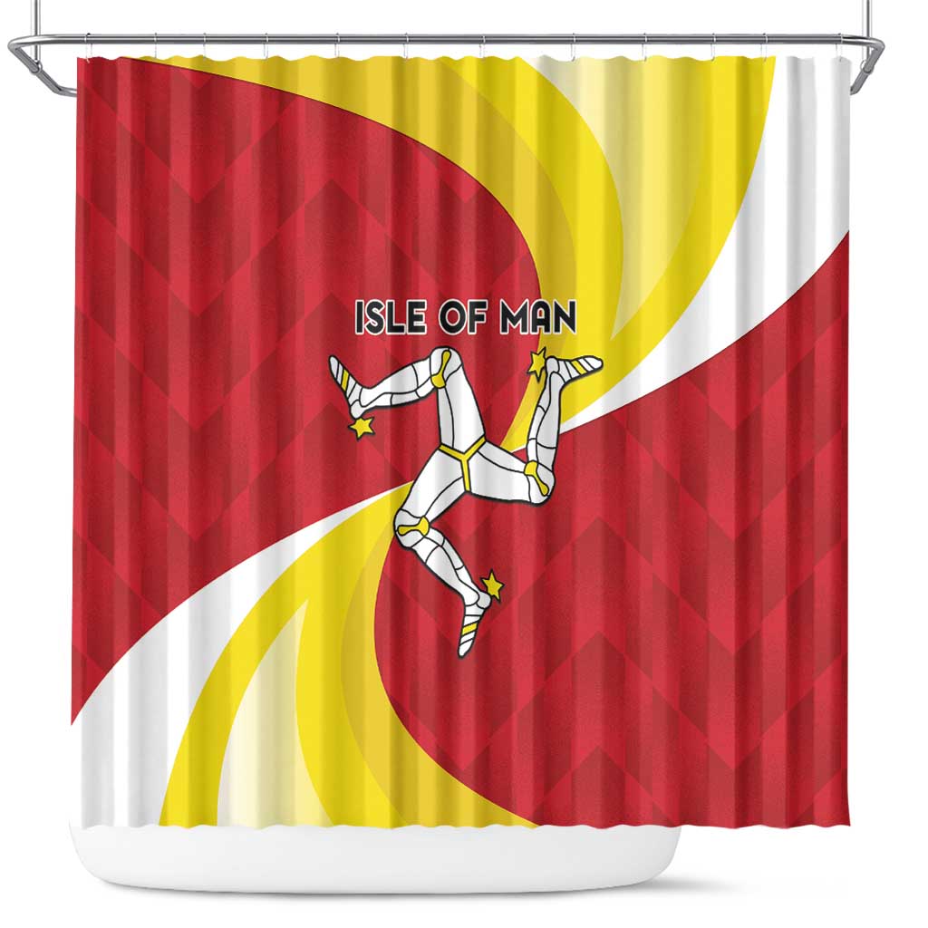 Isle of Man Shower Curtain Triskele Ny Tree Cassyn - Wonder Print Shop