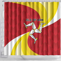 Isle of Man Shower Curtain Triskele Ny Tree Cassyn - Wonder Print Shop