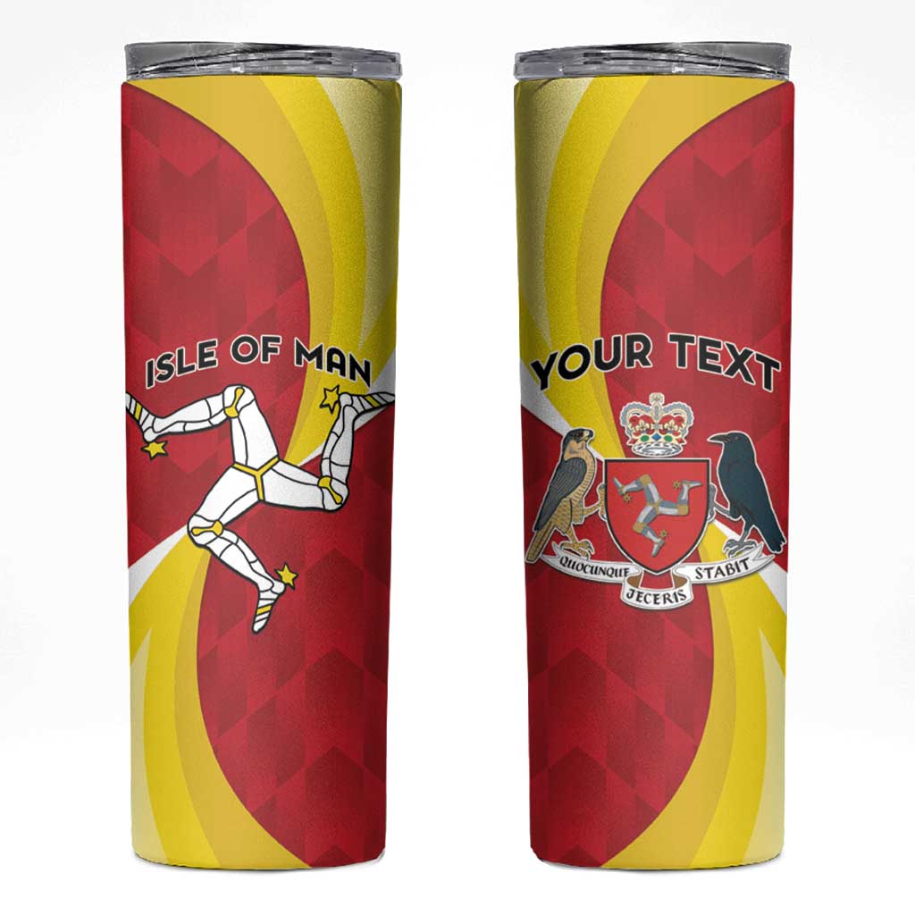 Personalized Isle of Man Skinny Tumbler Triskele Ny Tree Cassyn - Wonder Print Shop