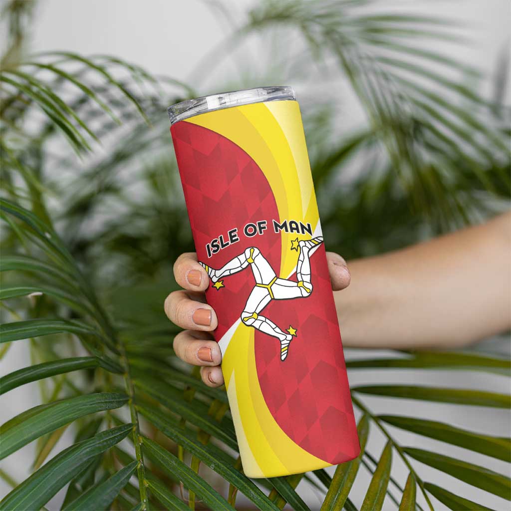 Personalized Isle of Man Skinny Tumbler Triskele Ny Tree Cassyn - Wonder Print Shop