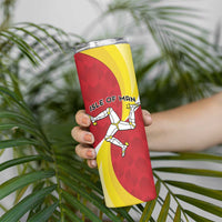 Personalized Isle of Man Skinny Tumbler Triskele Ny Tree Cassyn - Wonder Print Shop