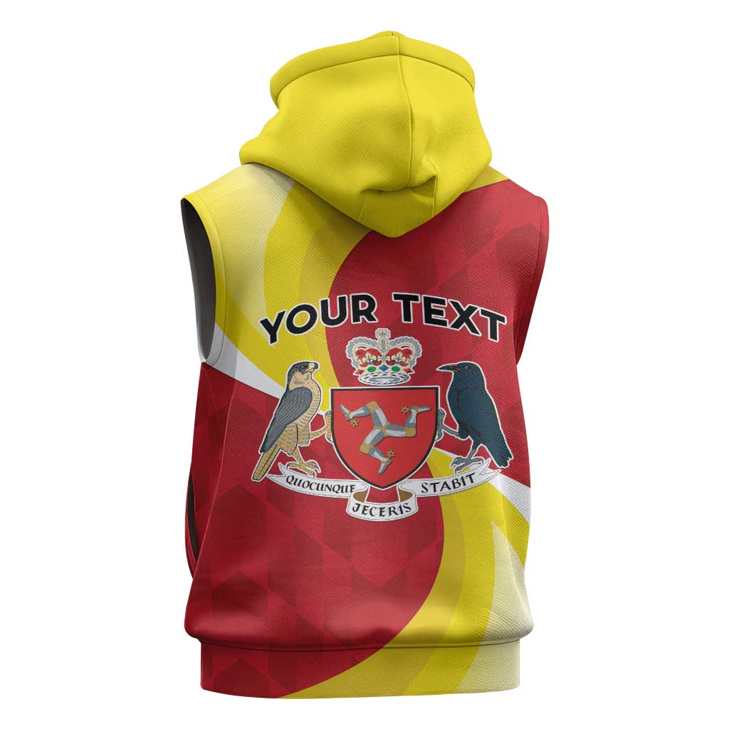 Personalized Isle of Man Sleeveless Hoodie Triskele Ny Tree Cassyn - Wonder Print Shop